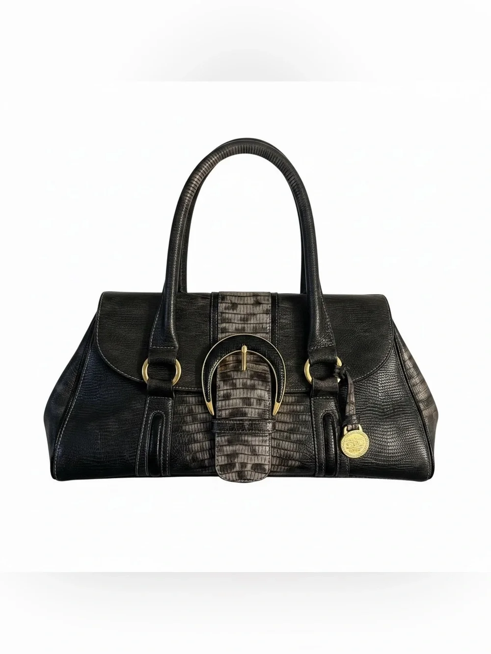 Vintage 2005 Brahmin Torey Tomago Leather Handbag
